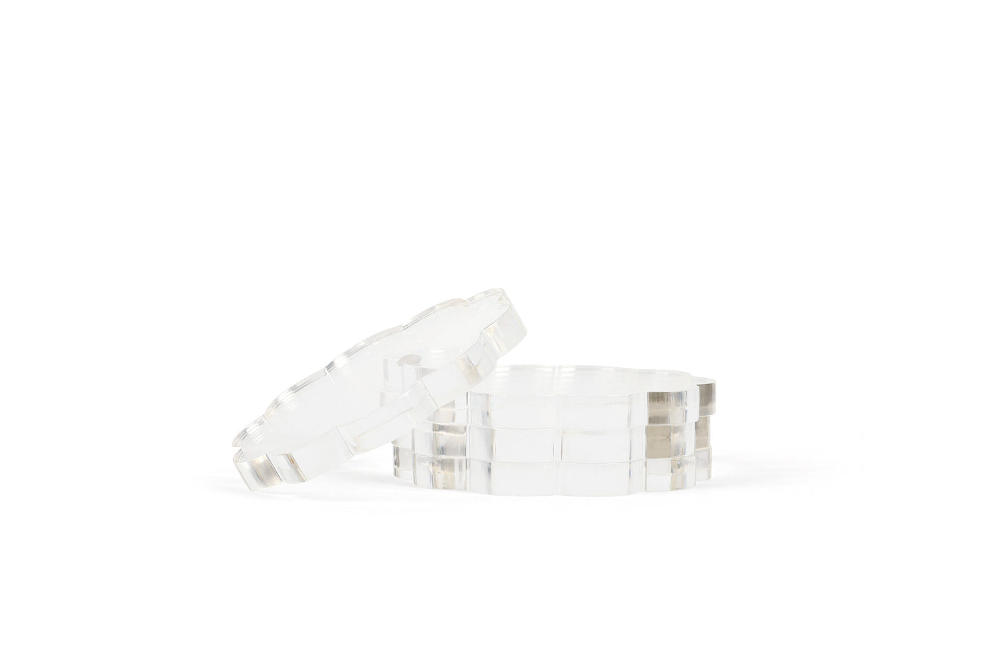 Scallop Coaster-CLEAR